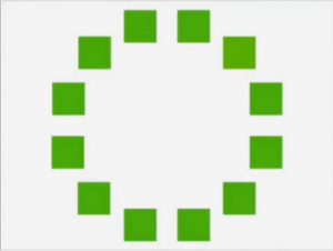 Can you tell which square has a different set of wavelengths than the others? For the answer you'll have to go to the Business Insider.